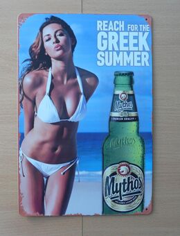 MYTHOS LAGER BEER -Dekorative Blechschilder - Leverkusen