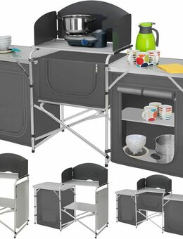 Campingküche Alu Küchenbox Campingschrank Faltschrank Windschutz Outdoor - Wuppertal