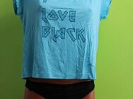 Box#88 Rainbow Kurzshirt Kurzarmshirt XL 44/46 Shirt blau Damen Damenshirt kurz - Mühlberg (Elbe)