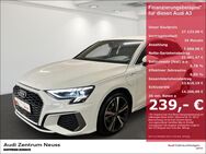 Audi A3, Sportback 40 TFSI e S line, Jahr 2021 - Neuss