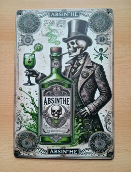 ABSINTHE - BLECHSCHILD 20x30cm - Flensburg