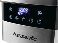 Hanseatic Kaffeemaschine mit Mahlwerk HCMG105015SD, 1,5l Kaffeekanne, Papierfilter 1x4, mit LCD Display und Timer