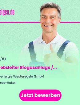 Betriebsleiter (w/m/d) Biogasanlage / Erneuerbare Energien - Börde-Hakel