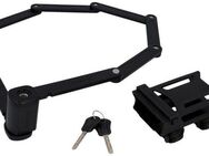 FISCHER Fahrrad Faltschloss Faltschloss 110cm XL mit Halter (3-tlg)
