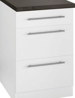 wiho Küchen Unterschrank Unna 50 cm breit, mit 2 großen Auszügen