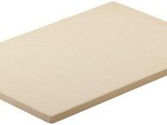 RÖSLE Backstein für Grill und Backofen, 25235, Cordierit, Pizzastein zum Backen von Pizza, Flammkuchen oder Brot, 42x30 cm