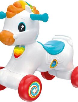 Clementoni® Schaukeltier Baby Clementoni, 3in1 Schaukel-Pony, mit Sound, Made in Europe