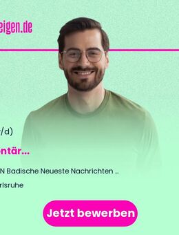 Volontär (m/w/d) - Karlsruhe