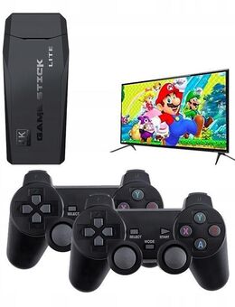 TV SPIEL RETRO KONSOLE 2 PADS 10000 SPIELE XXXL 90er Jahre Set 4K auf 64GB SD Card Konsole - Wuppertal