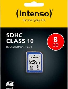 Intenso SDHC Class 10 Speicherkarte (8 GB, Class 10)