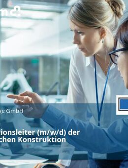 Konstruktionsleiter (m/w/d) der mechanischen Konstruktion - Paderborn