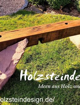 Bank, Gartenbank, Sitz-Gelegenheit, Steinbank, Holzbank, Porphyr - Argenthal
