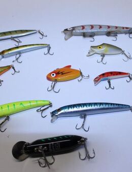 11 Wobbler Angler Raubfisch Hecht Esox Sportfischer - Hennef (Sieg) Zentrum