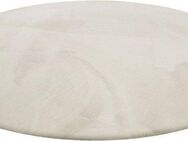 Wecon home Basics Hochflor-Teppich Anna, rund, Höhe: 25 mm, Wohnzimmer, Schlafzimmer, Felloptik, sehr weich und flauschig, Uni