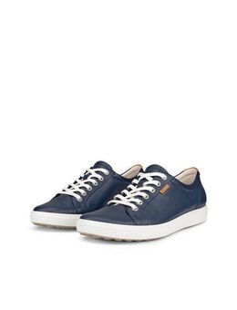 Ecco SOFT 7 W Sneaker mit Label, Freizeitschuh, Halbschuh, Schnürschuh, schmale Form