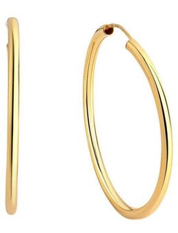 Firetti Paar Creolen Schmuck Geschenk Silber 925 Basic 2 mm breit