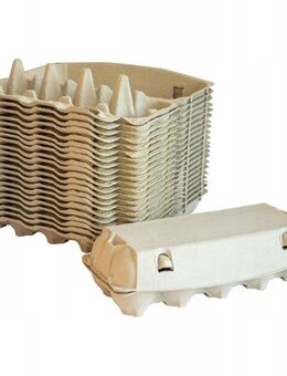 22x Unbedruckte Papiereinlagen für 10 Eier 22 Stk Eierverpackung - Wuppertal