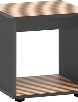 welltime Sitzwürfel Katta, Breite 40 cm, Staufach im Korpus, Sitzfläche im Akustikprint
