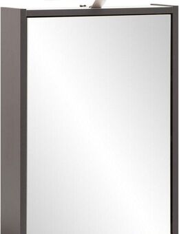 Schildmeyer Spiegelschrank Katta, Breite 43 cm, 1-türig Mit LED-Beleuchtung und Steckdosenbox