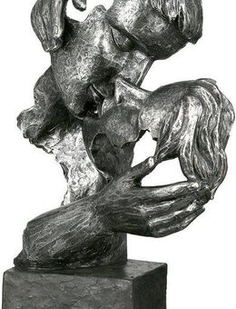 GILDE Dekofigur Skulptur Addiction, anthrazit (1 St), anthrazit, Polyresin