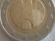 2 Euro Münze 2002 J mit Fehlprägung - Bremerhaven