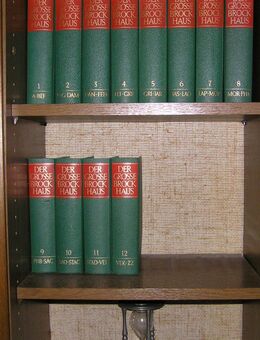 Der große Brockhaus 12 Bände Goldschnitt Enzyklopädie Lexikon Lexika - Elsdorf (Nordrhein-Westfalen)