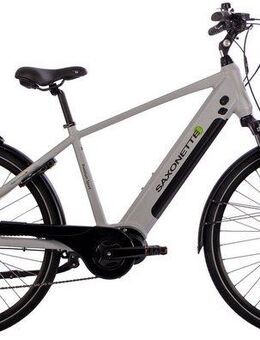 SAXONETTE E-Bike Trekkingrad Premium Sport (Diamant), 10 Gang, Kettenschaltung, Mittelmotor, 522 Wh, Pedelec, Elektrofahrrad für Herren