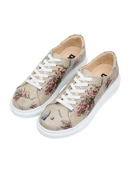 DOGO Myra Low-Top Sneaker Paperflower Damen Sneaker Plateausneaker Handgefertigt