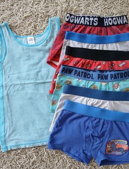 Unterwäsche, 7 Teile, Größe 110-116 - Münster (Hessen)