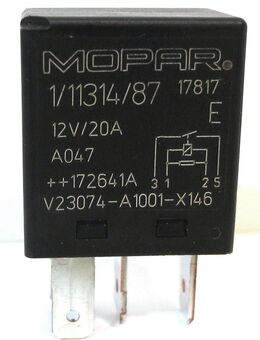 Original MOPAR Relais Nr. 1/11314/87 - 11131487 - V23074-A1001-X146 - 12V/20A - Biebesheim (Rhein)