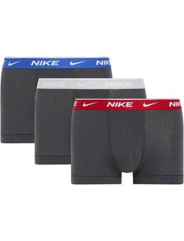 NIKE Underwear Trunk TRUNK 3PK (Packung, 3-St., 3er) mit farbigem NIKE Logo-Elastikbund