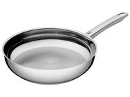 WMF Bratpfanne Profi Induktion, unbeschichtet, ideal für scharfes Anbraten, Cromargan® Edelstahl Rostfrei 18/10 (1-tlg), unbeschichtet, ideal für scharfes Anbraten, Induktion