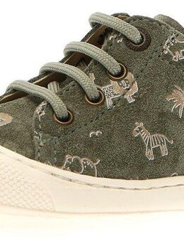 Naturino COCOON PR. SAVANA Lauflernschuh Schnürschuh, Barfußschuh mit Print, Größenschablone zum Download
