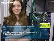 Wirtschaftsinformatiker / Informatiker / IT-Consultant (m/w/d) - Stuttgart