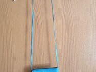 Leder Handtasche in blau türkis - Köln