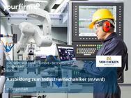 Ausbildung zum Industriemechaniker (m/w/d) - Dingelstädt