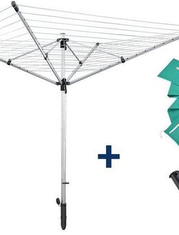 Leifheit Wäschespinne LinoLift 600 QuickStart, 60 m Leinenlänge