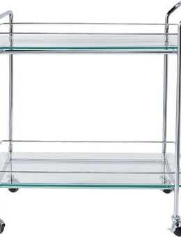 LeGer Home by Lena Gercke Rollwagen Alimore, mit Glasablagen und Rollen, Modernes Design, Breite 75 cm, Höhe 80 cm