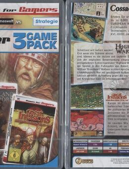 Eroberer 3 Game Pack !! Cossacks, Highland Warriors, Great Invasions !! Neuware - Langenzenn