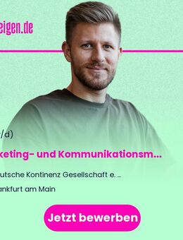 Marketing- und Kommunikationsmanager (m/w/d) - Frankfurt (Main)