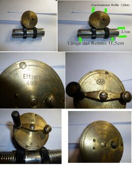 Angelrolle von DAM Effzett 495 Messingrolle Nr.105 - Lichtenau (Nordrhein-Westfalen)