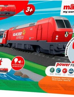 Märklin Spielzeugeisenbahn-Set Märklin my world - Startpackung Glacier Express - 29348, Spur H0, (Set, 33-tlg)