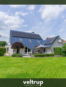Exklusive Feldrandlage: Modernisiertes Architektenhaus mit freiem Blick ins Grüne! - Laer
