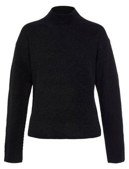 BOSS ORANGE Strickpullover Fagda Premium Damenmode mit geripptem Stehkragen