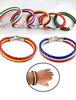 Länder Fahne Armband Armschmuck Deutschland Italien Frankreich Spanien Portugal 8,90 €* - Villingen-Schwenningen