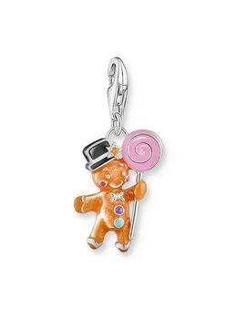 THOMAS SABO Charm-Einhänger Lebkuchenmännchen, mit Zirkonia (synth)
