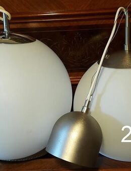 2 tolle Designer Pendelleuchten aus unterschiedlichen Zeiten - Niederfischbach
