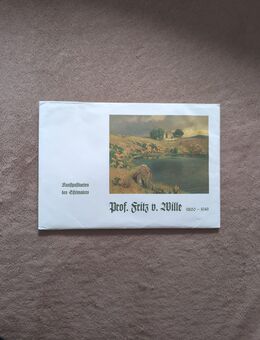 Prof. Fritz von Wille, 9 Kunstpostkarten - Mechernich