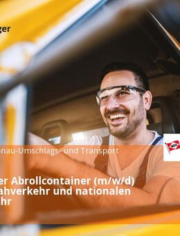 LKW-Fahrer Abrollcontainer (m/w/d) für den Nahverkehr und nationalen Fernverkehr - Nürnberg