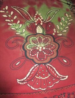 NEU * Glitzer * Blüten * Blumen * Flower- Power Print * Folklore * Gipsy * Goa * Trachten * Volksfest * A- Linie * Teller * Rock "outfit" Gr. 38/ S * terra * Erd Töne * gold * - Riedlingen